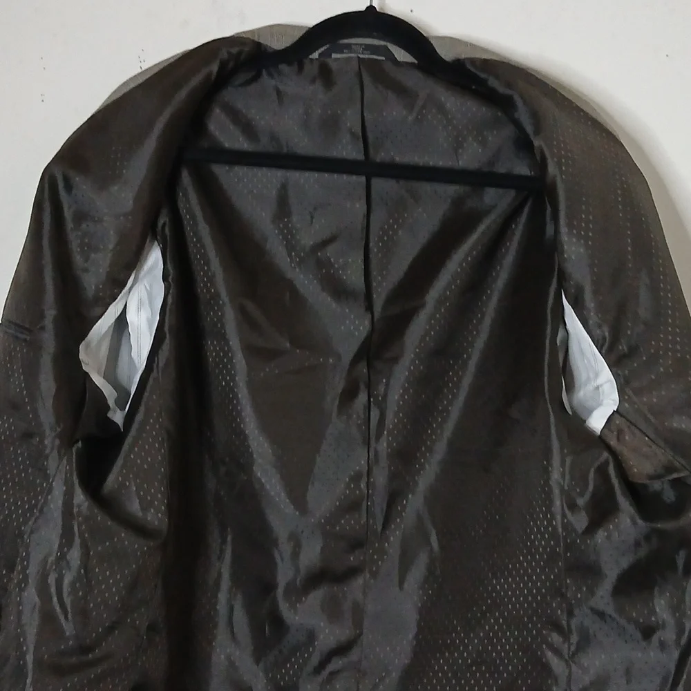 Haggar Mens Plaid‎ Coat Blazer Size 46L